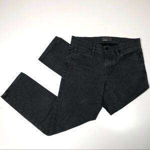 Vince Rhodes Five Pocket Charcoal Grey Slim Cropped Mid-Rise Jeans SIZE 6